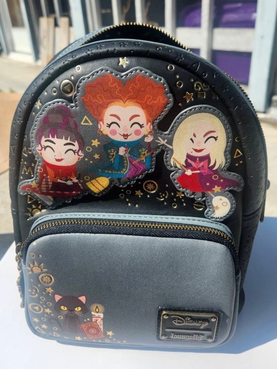 hocus pocus chibi mini backpack Binx Pocket Loungefly x Disney Hocus Pocus Chibi Mini Backpack Get ready to run amok Loungefly Disney Hocus Pocus Chibi